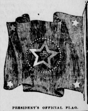 Flag of the president of the United States, Naval 1891