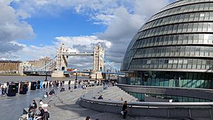 Former City Hall and Tower Bridge