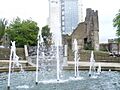 Fountain at Swansea Castle - geograph.org.uk - 1485046