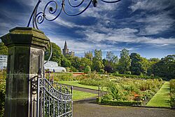 Gardens in Pittencrieff Park