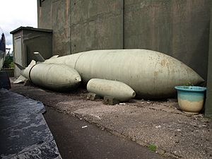 Grand Slam bomb at Dumfries and Galloway Aviation Museum