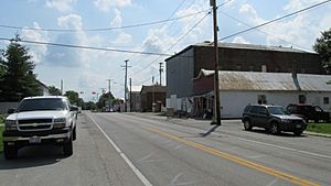 Looking east on Main Street (Ohio State Route 28) in Highland
