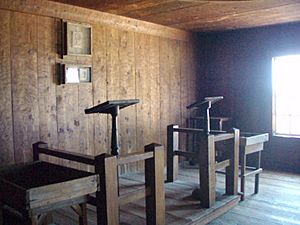 Interior of Fort Ross Chapel