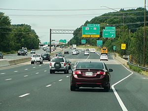 Interstate 270 (northbound), Germantown, Maryland, September 9, 2013