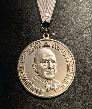 James Beard Foundation Award for Excellence medallion