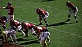 Jesse Williams at fullback for the Alabama Crimson Tide