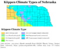Köppen Climate Types Nebraska