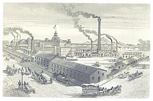 LOSSING(1876) p293 WASHBURN'S & MOEN MANUFACTURING CO., WORCESTER, MA