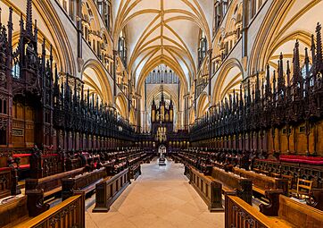 Lincoln Cathedral Choir, Lincolnshire, UK - Diliff