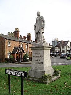 Lord Scott statue -Dunchurch-29Oct09