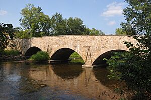MILLER FARMSTEAD - TRIPLE ARCH BRIDGE, HUNTERDON & WARRN COUNTIES