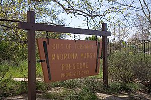 Madrona Marsh Sign