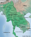 Map of Taungoo Empire (1580)