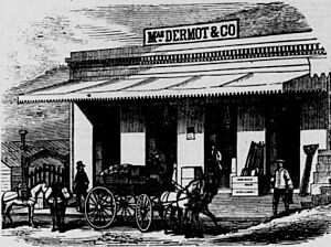 Mariposa, California Main Street 1861
