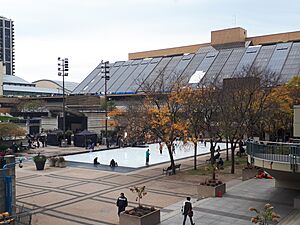 Mel Lastman Square in North York during filming (44782549624)