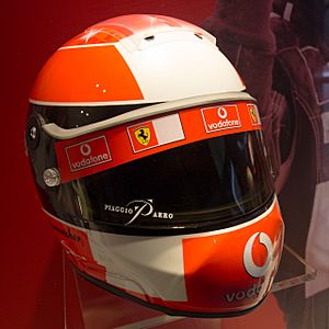 Michael Schumacher helmet Museo Ferrari