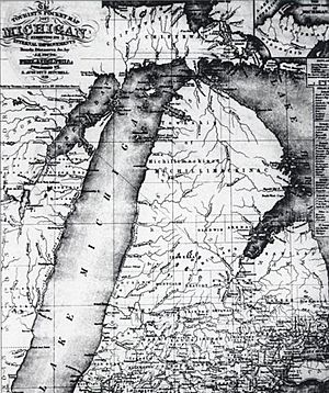 Michigan map 1839