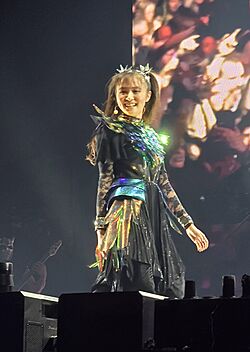 Moametal performing with Babymetal in Amsterdam 13 May 2025.jpg