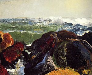 Monhegan Island by George Wesley Bellows 1913