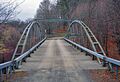 Normanskill Farm Bridge, Albany, NY, deck view from west