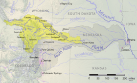 North Platte basin map