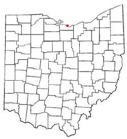 Location of Huron, Ohio