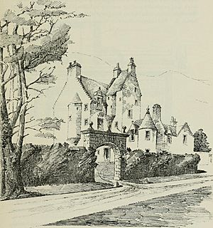 Otterston Castle, Fife in 1850