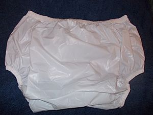 Plastic Pants suitable for nocturnal enuresis in larger child or small adult