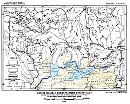 Plate 17 - Glacial Lakes Warren and Chicago (USGS 1915).JPG