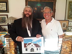 Rabbi Moshe Azman and Chaim Topol