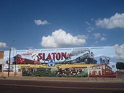 Mural in downtown Slaton