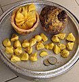 Saba senegalensis - fruit pulp sections