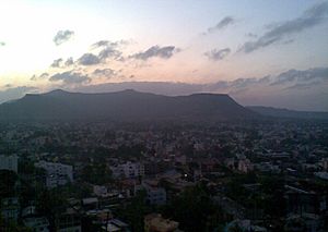 Satara city sunset by amitrc7th