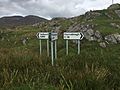 Scottish Gaelic road sign on Harris