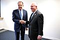 Secretary Tillerson Shakes Hands With Russian Foreign Minister Lavrov Before Their Meeting in Bonn (32936075105)