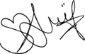Signature of Jeon So-mi
