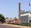 Sleepy Eye Depot Museum with Chief Sleepy Eye Monument.jpg