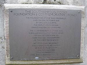 Southampton Docks commemorative plaque