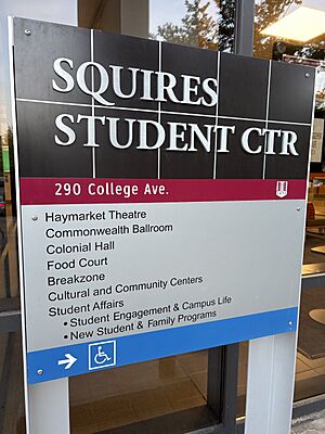 Squires Student Center Directory
