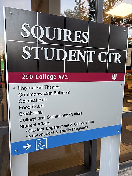 Squires Student Center Directory
