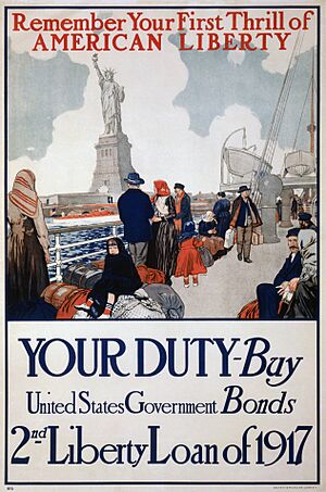 Statue of Liberty 1917 poster