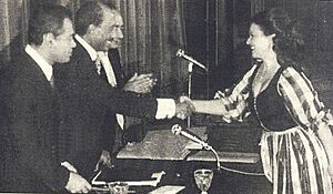 Suad Husni honored by Sadat