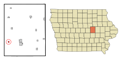 Location of Mountour, Iowa
