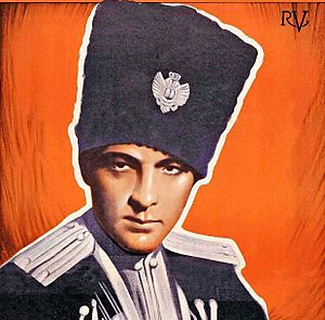 The Eagle 1925 Rudolph Valentino (cropped)
