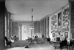 The Long Library at Althorp House 1822