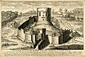 Tickhill an Old Castle near Doncaster in Yorkshire by George Vertue