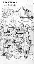 Umgebungskarte Hochkirch 14 Oktober 1758