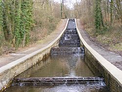 Water feature, Gnoll Park, Neath - geograph.org.uk - 1744532
