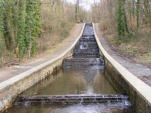 Water feature, Gnoll Park, Neath - geograph.org.uk - 1744532