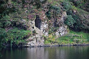 Wicklow Mountains National Park Glendalough Valley St Kevins Bed 02